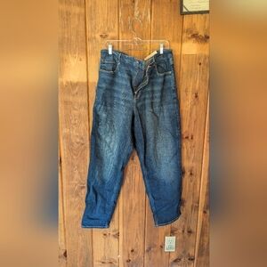 American Eagle Outfitters Dark Blue Relaxed Jeans